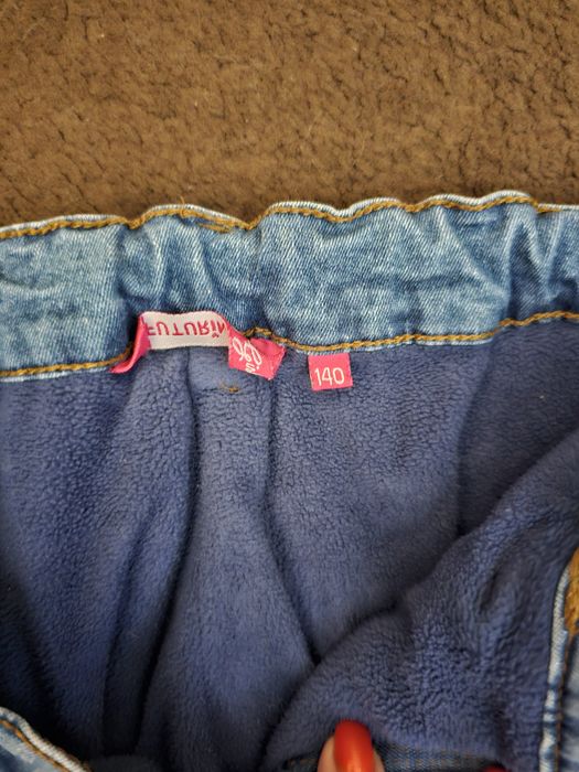 Утепленные Джинсы для девочки 140-146