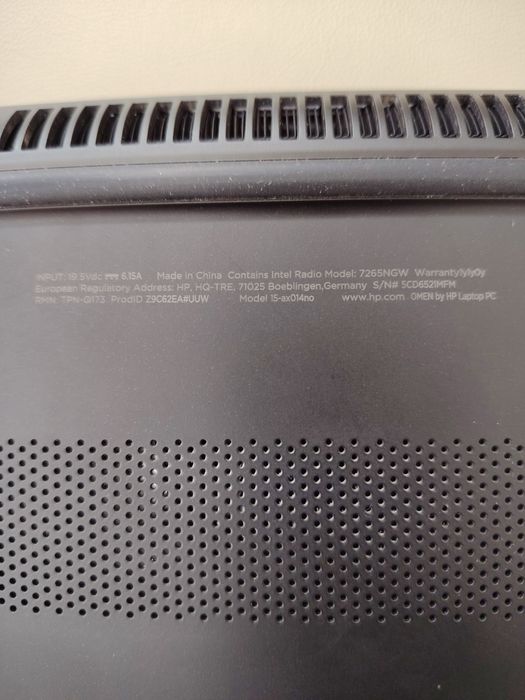 Ноутбук игровой Hewlett-Packard Omen