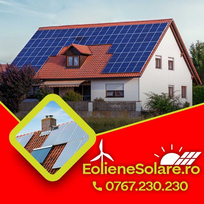 Kit Sistem Fotovoltaic Hibrid 7kw cu Eoliana 2Kw
