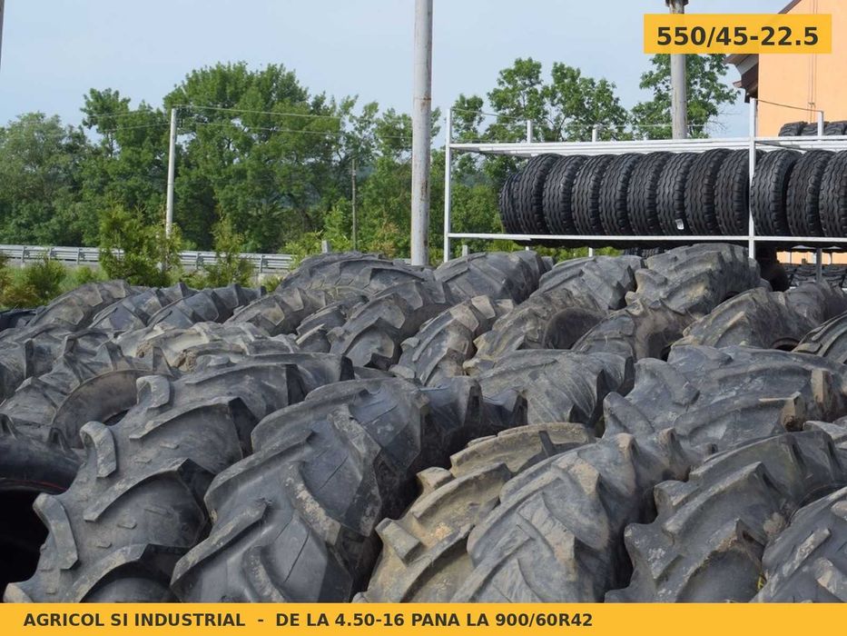 Anvelope Cauciucuri 550/45-22.5 550 45 22.5 55045225 550 45-22.5 Alliance Buldo Incarcator Utilaje Diagonal SH Second Hand GARANTIE Garantie 1 An