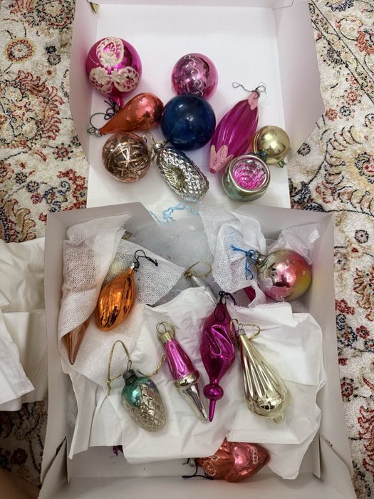 Советские игрушки для елочки