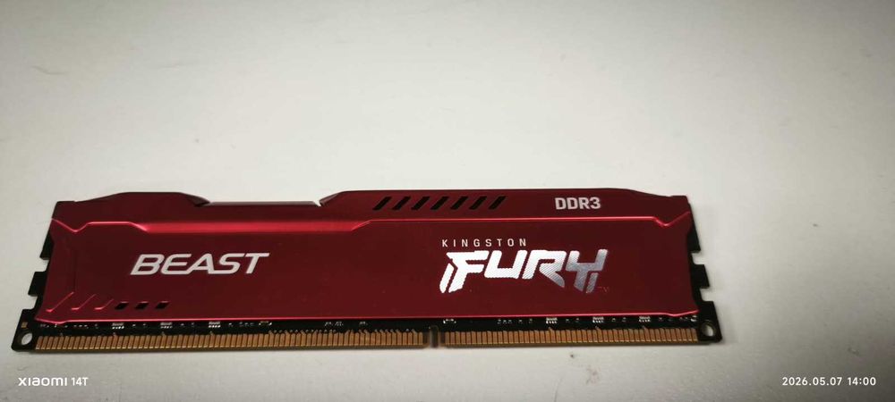 Memorie Kingston FURY Beast, 8GB DDR3, 1600MHz CL10