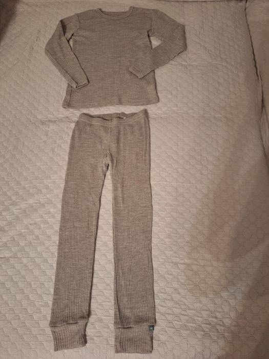 Set termic prim strat lana merinos