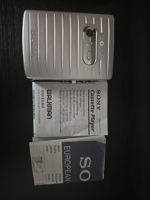 Sony Walkman WM-EX368 | Cutie + Manuale | Metal | Necesită curea