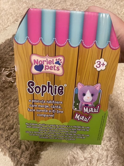 Jucarie interactiva plus Noriel Pets - pisica Sophie