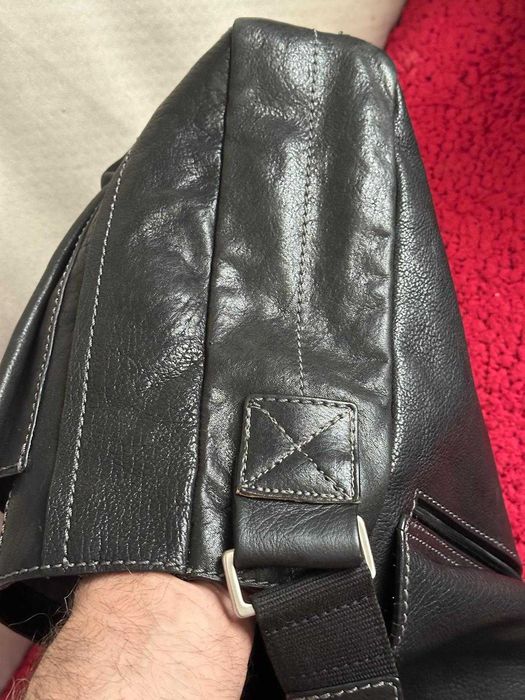 GEANTA DE UMAR - PIELE 100% - LLOYD -Pt. Laptop, Cursuri, Acte -Unisex