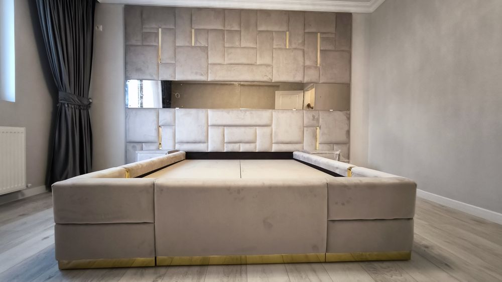 Pat tapitat 180x200 tablie mare