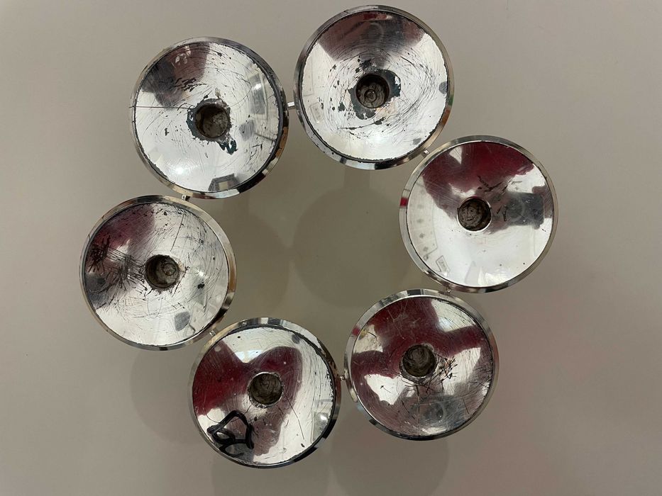 Caesar Stoffi & Fritz Nagel spaceage suport lumnare design rar arta