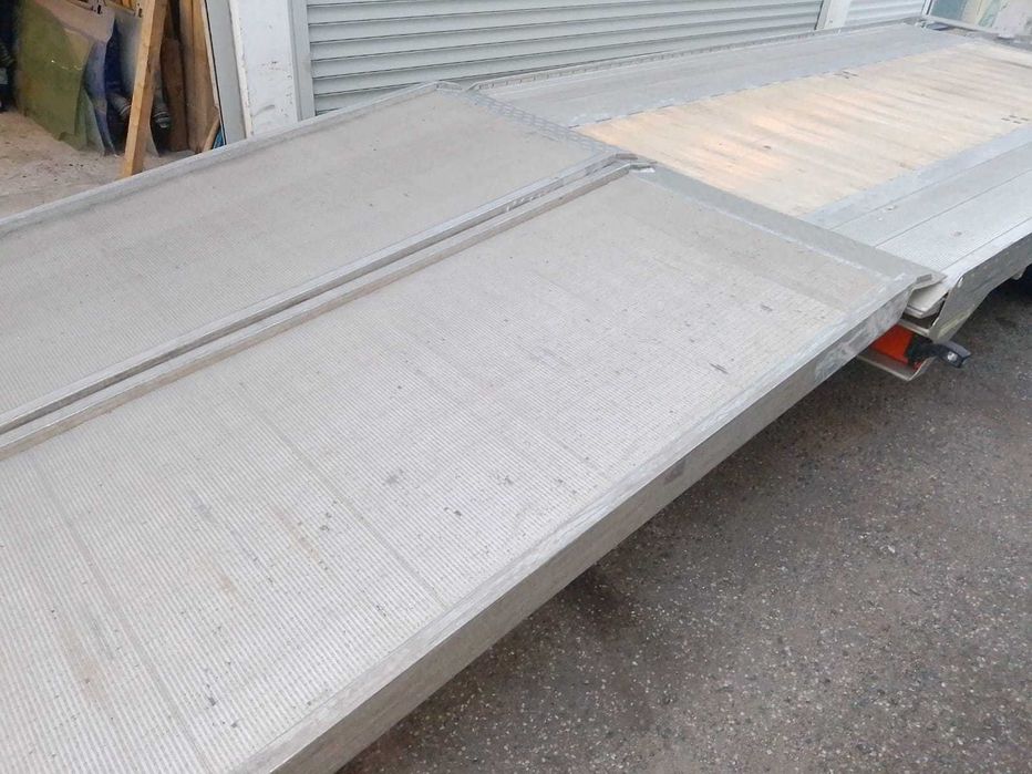 Алуминиеви рампи за мини багер и строителна техника