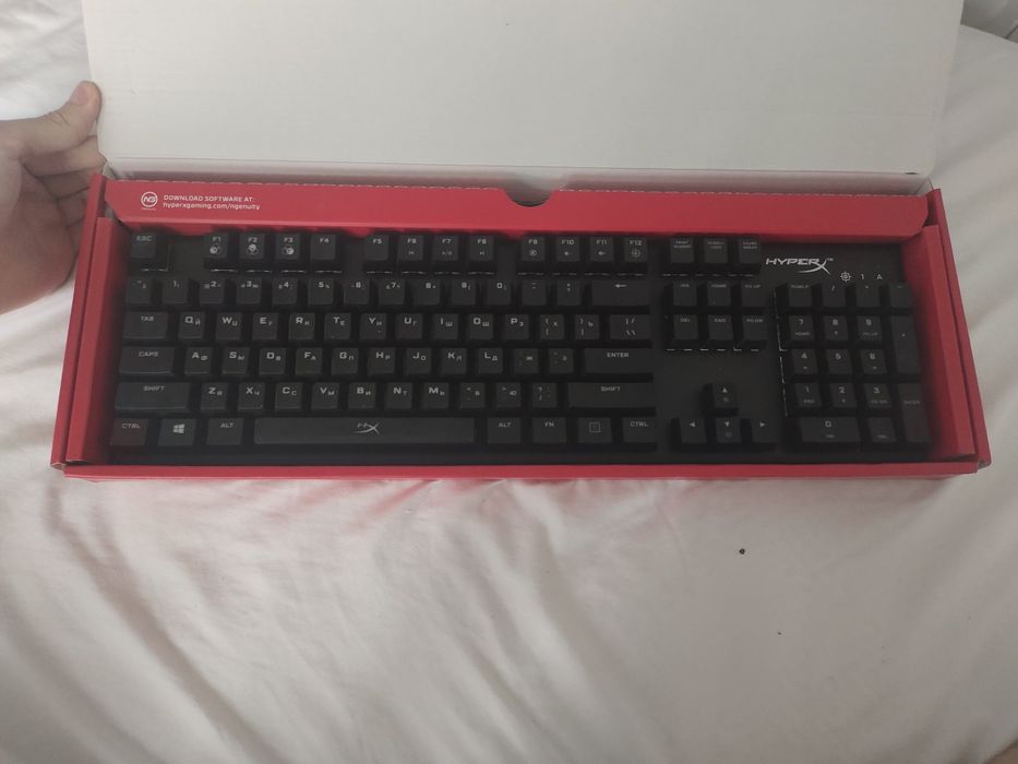 Клавиатура hyperx alloy fps rgb