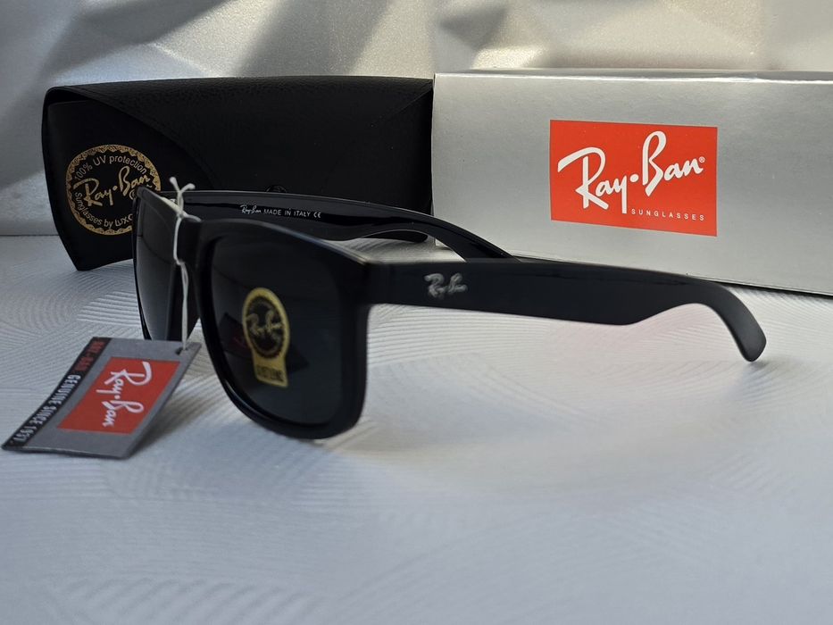 Класически мъжки слънчеви очила черни