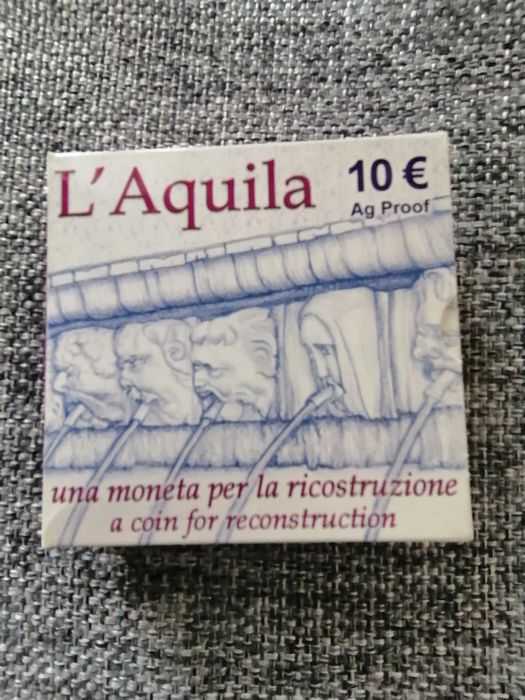 Сребърна номинална монета 10 евро