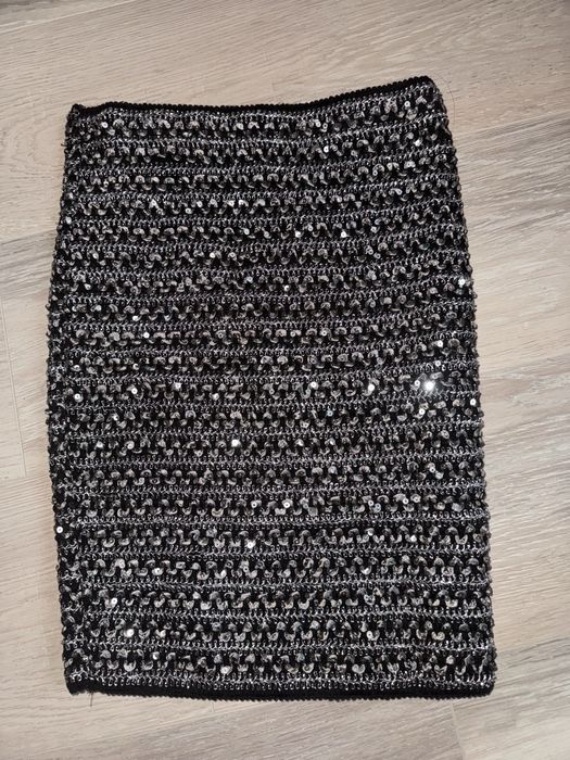 Юбка с пайетками