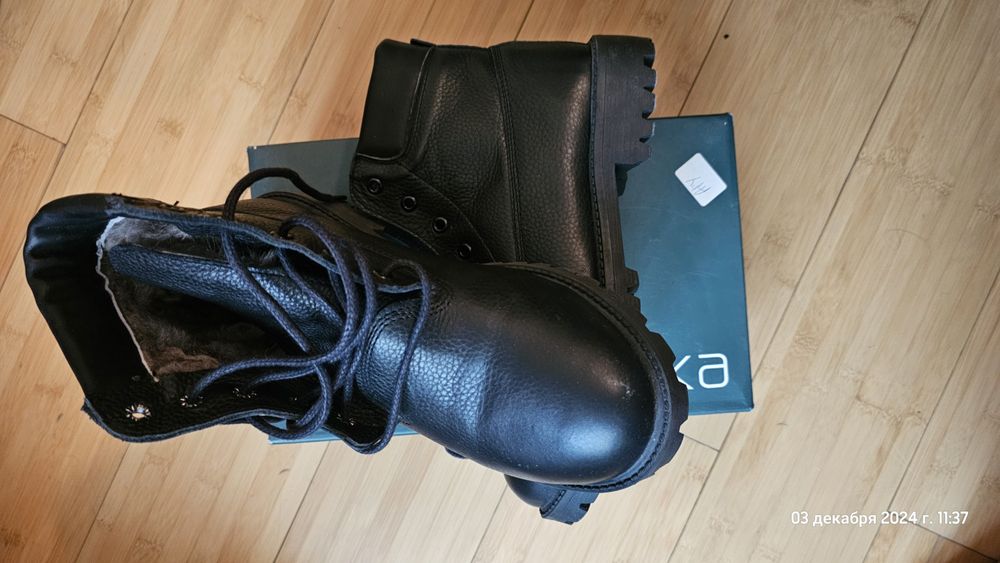 Ботинки зимние подростковые, мужские
