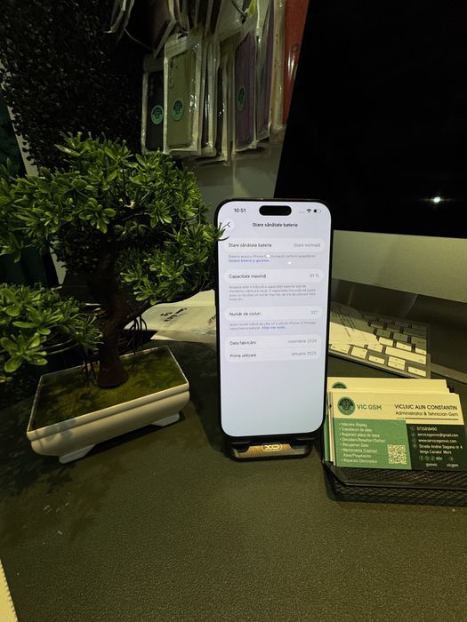 Magazin Vindem Iphone 16 Pro Max 256 GB 91%