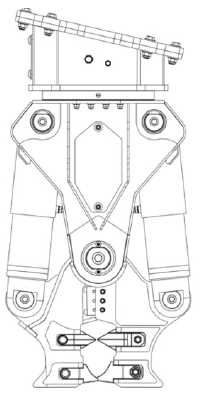 Foarfeci de Demolare MB CRUSHER PT650 pt Excavator Recomandat 6.5-13