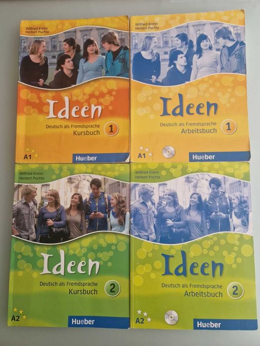 Учебници и тетрадки по Немски език А1 и А2, Hueber, Ideen