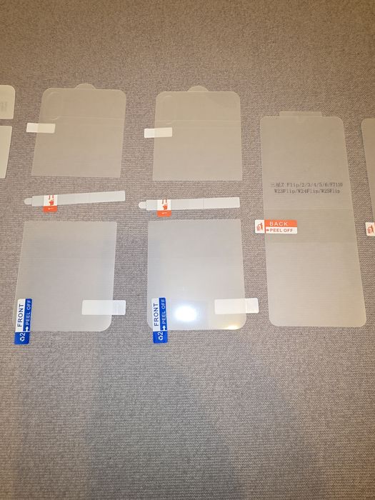 Folie silicon Z Flip 4, 5 și 6 față, spate și lateral