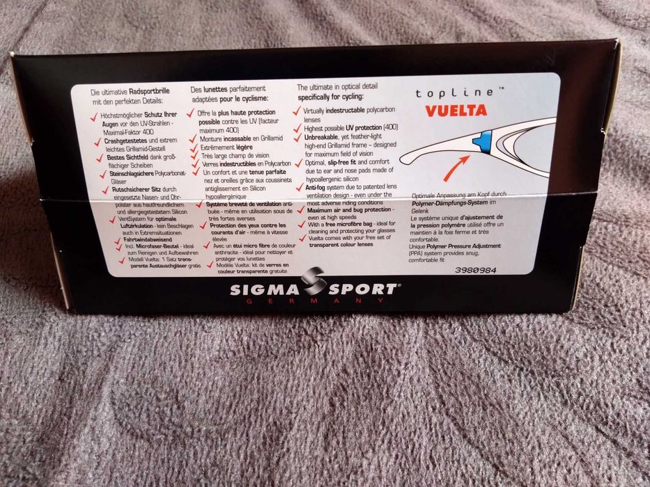Слънчеви очила Sigma Sport Vuelta + резервни лещи и калъф