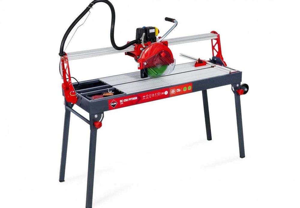 Masina taiat gresie granit fara praf 230V 98CM, 1.1KW RUBI DC-250 850 PYTHON