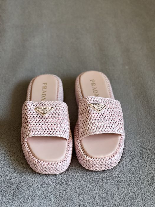 Prada Дамски чехли розови