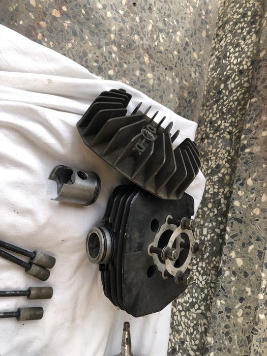 Детски кросов мотор Malaguti Grizzly 12 На части!!!