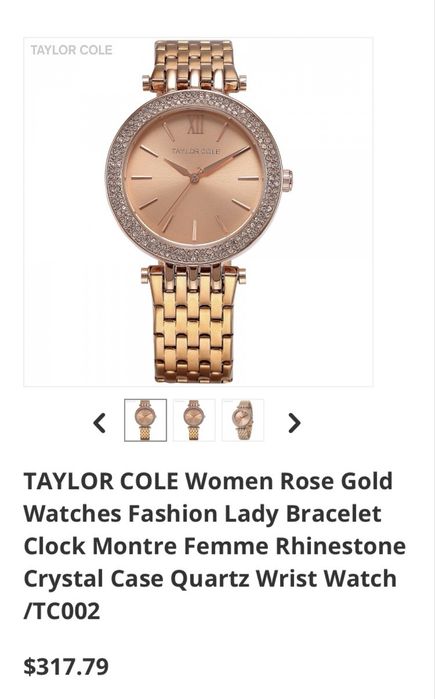Ceas fashion Taylor Cole , Aglaia Collection (reinterpretare Fossil )