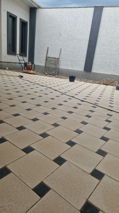 Укладка брусчатка