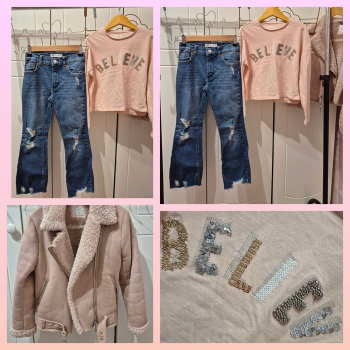 Сетове панталон,рокля,клин др Zara,H&M,Next 7-8г,128р