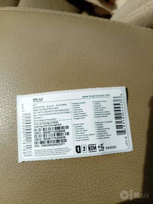 BLU G75 Smartphone 256GB
