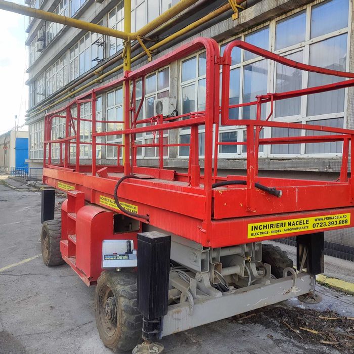 Vand nacela foarfeca diesel 12 m Haulotte H12SX JLG 3394RT Genie 3394