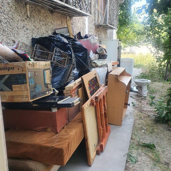Газель вывоз мусора Хлам не нужных вещей