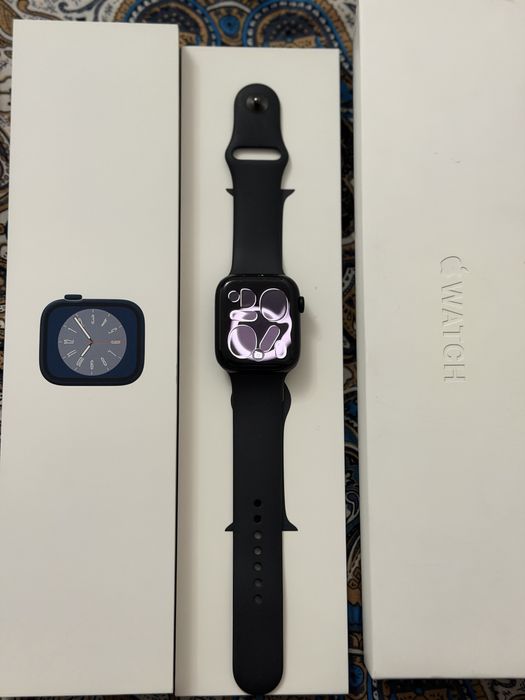 Apple Watch Series 8,45mm Midnight  Aluminium Case