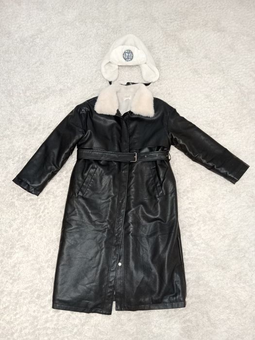 Зимняя кожаная куртка