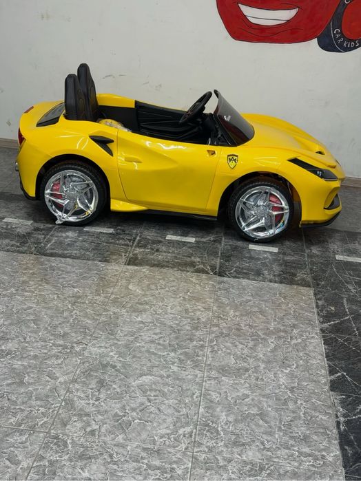 Детский электомобиль Феррари Ф8| двухместный| 24вольт х2| доставка