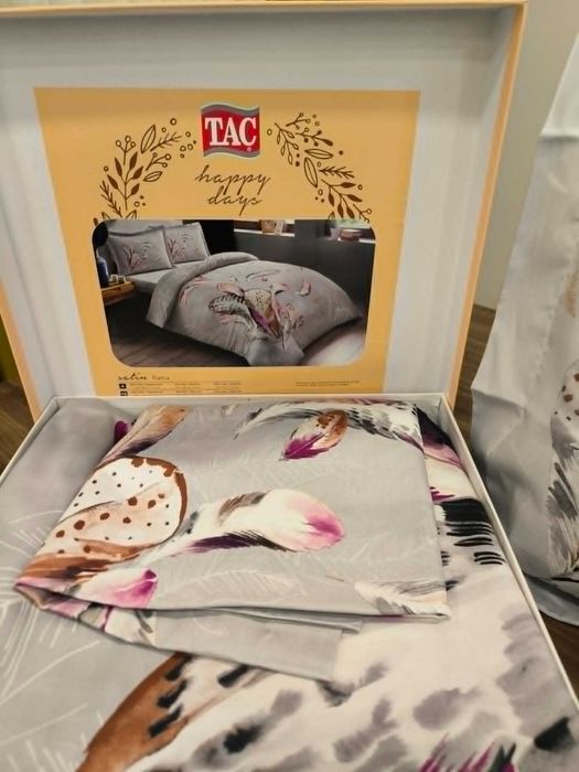 TAC-спални комплекти от памучен сатен, премиум качество,двоен