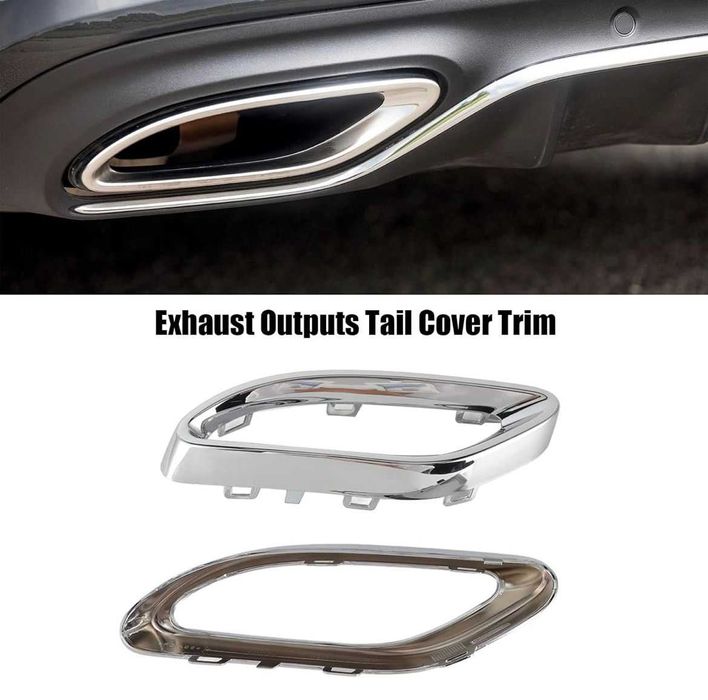 Ornament Chrome Tobă Evacuare Mercedes Class A B C E GLC CLS W205 C257