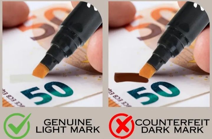 Маркер за фалшиви банкноти тестер за фалшива валута маркер за валута