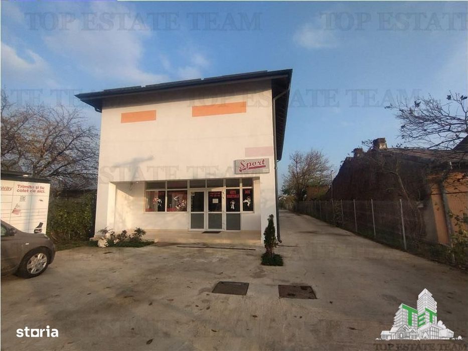 Spatiu comercial nou p+1, suprafata 520 mp, teren 1150 mp, iesire rapi