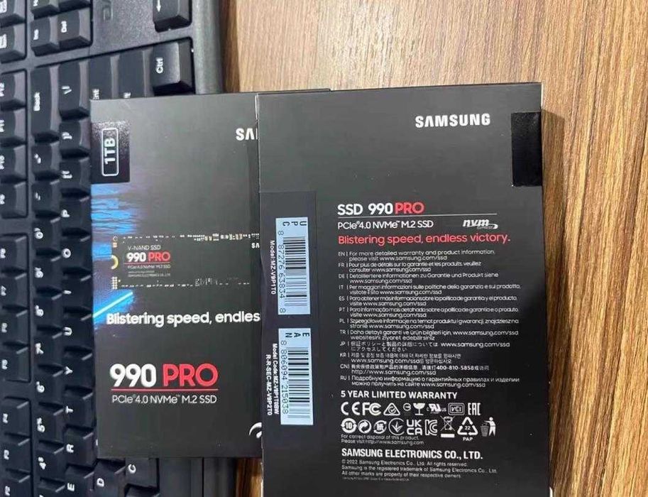 SSD 1TB Samsung 990 PRO 7450MB/s slot m.2 Nvme PCIE 4.0 x4 nou