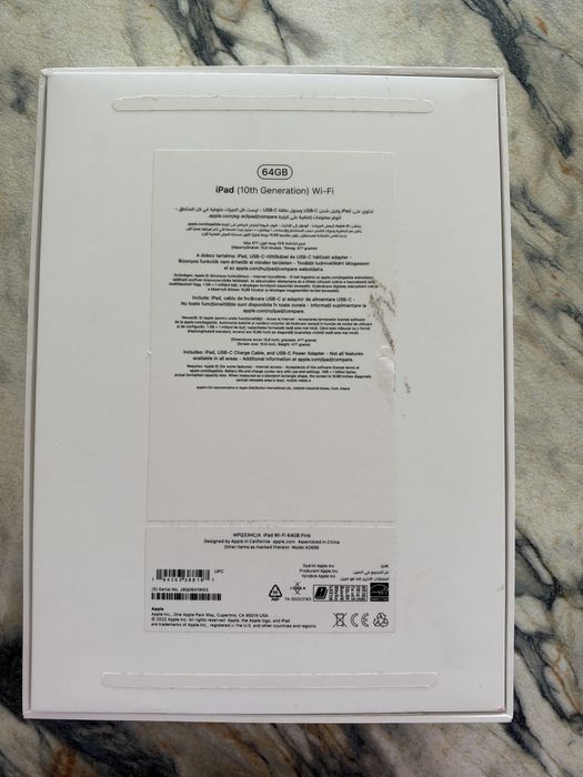 Ipad 10 64Gb pink