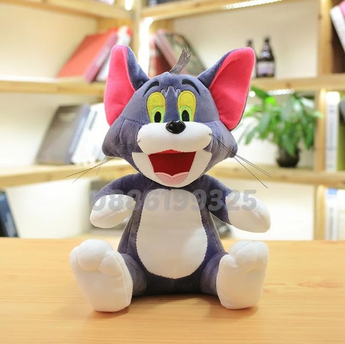 Голяма плюшена играчка Том и Джери, 55см Tom and Jerry плюшени играчки