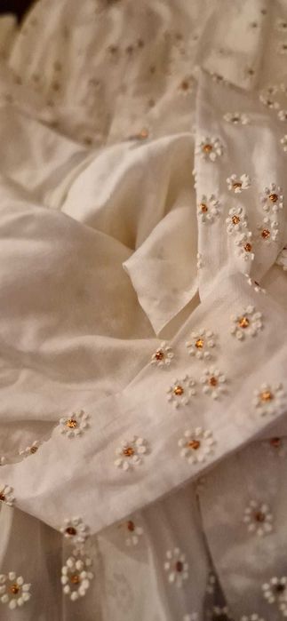 Rochie 12-14 ani -atelier- material deosebit căptușeală mătase-bumbac