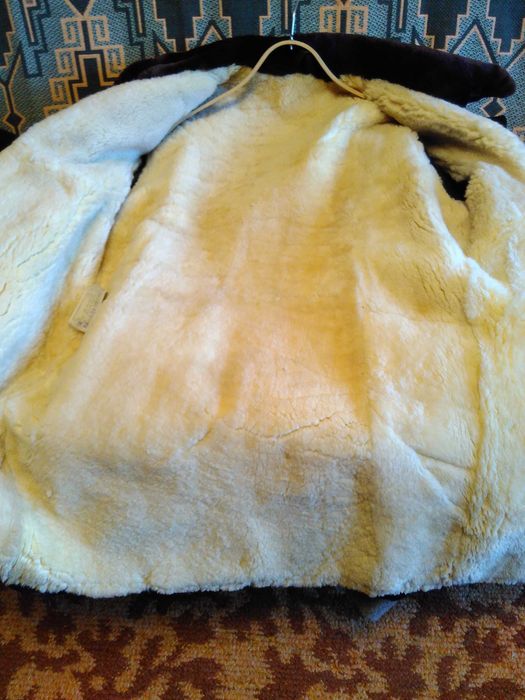 Полушубок крытый