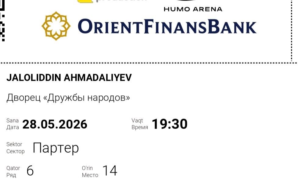 Jaloliddin Ahmadaliyev konserti