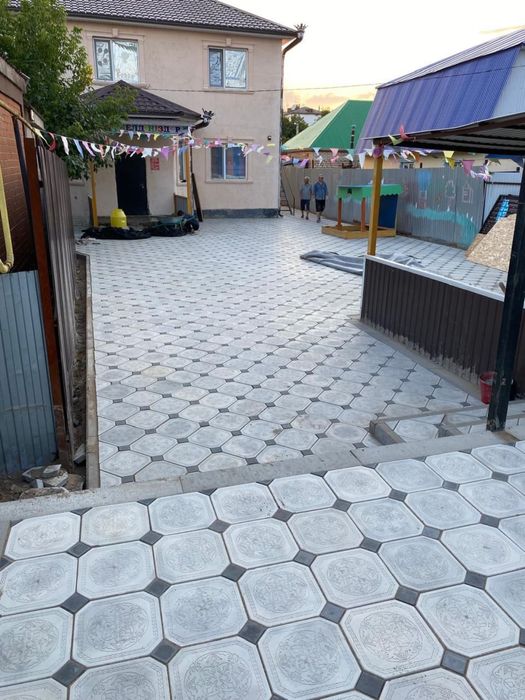 Брусчатка укладка