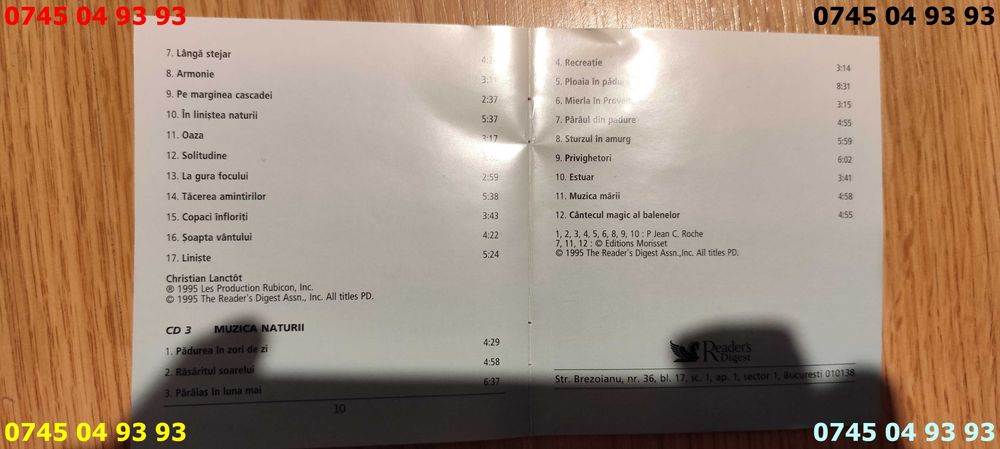 muzica cantece Pace si armonie 3CD originale