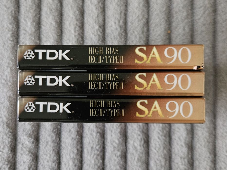 3 Casete Audio TDK SA90 Japan