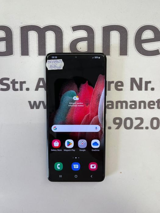 Samsung Galaxy S21 Ultra, Dual SIM, 128GB, 12GB RAM -A-