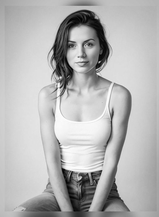 Оживающее  и печать фото на холсте